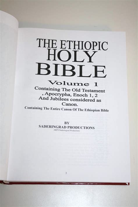 The version of the Bible presented here was the fulfillment of the expressed desire of Haile Selassie, and was first published in 1962. . Ethiopian bible in english free pdf